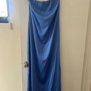 Abercrombie & Fitch Blue Midi Dress